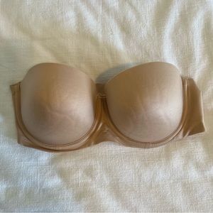 Nude Strapless Bra with Removable Straps